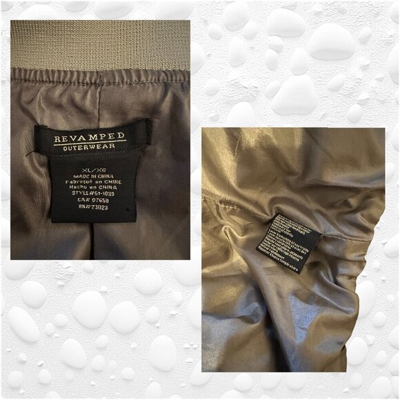 Light Green Bomber Jacket with shirred detail on sleeves - NWOT - Picture 4 of 8